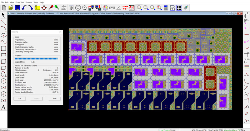  Softec NEST™ nesting software