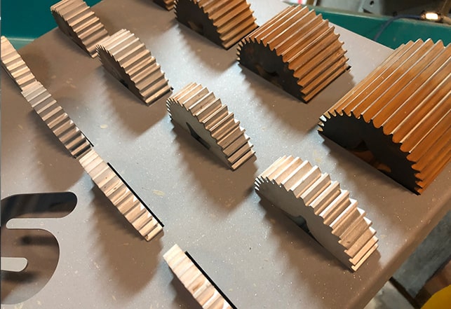No heat affected gears - TECHNI Waterjet