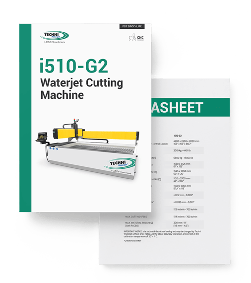 i510-G2 Waterjet Cutting Machine - TECHNI Waterjet