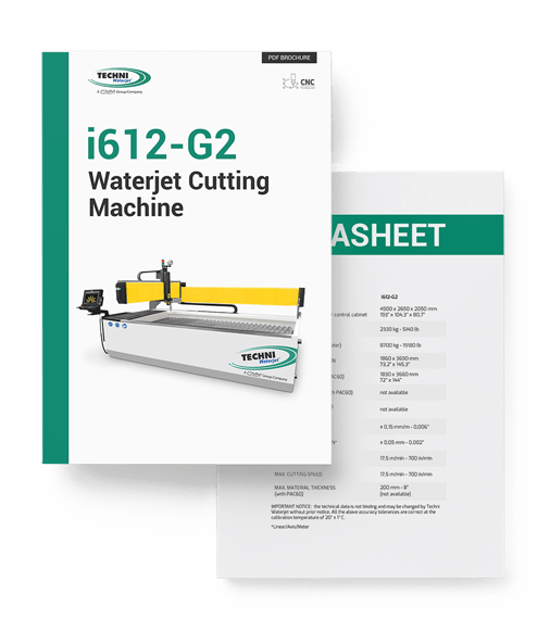 i6 12-G2 Waterjet Cutting Machine - TECHNI Waterjet