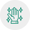 Clean Hands Logo - TECHNI Waterjet